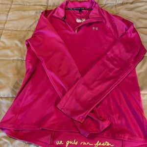 Under Armour zip-neck lightweight pullover, size large